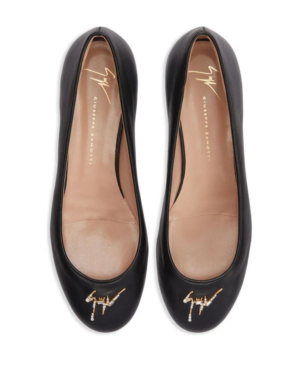 Giuseppe Zanotti Brown Riziana Ballerina Shoes