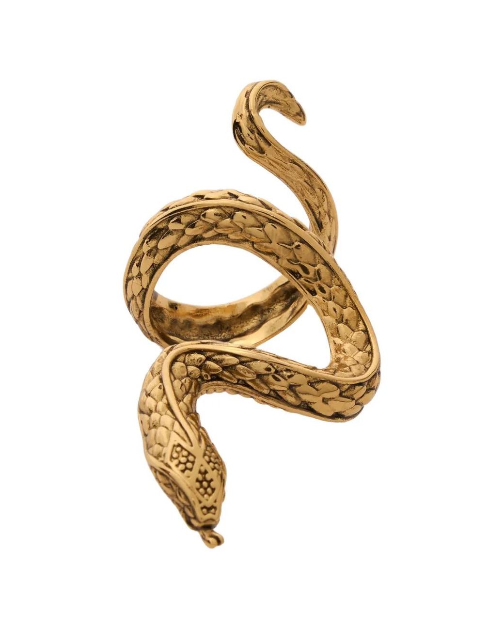 Roberto Cavalli Snake-Shape Ring in Natural | Lyst UK