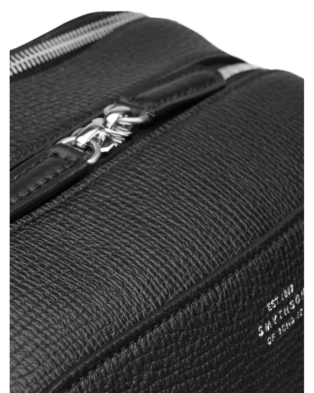 Smythson Black Ludlow Zip-Around Backpack