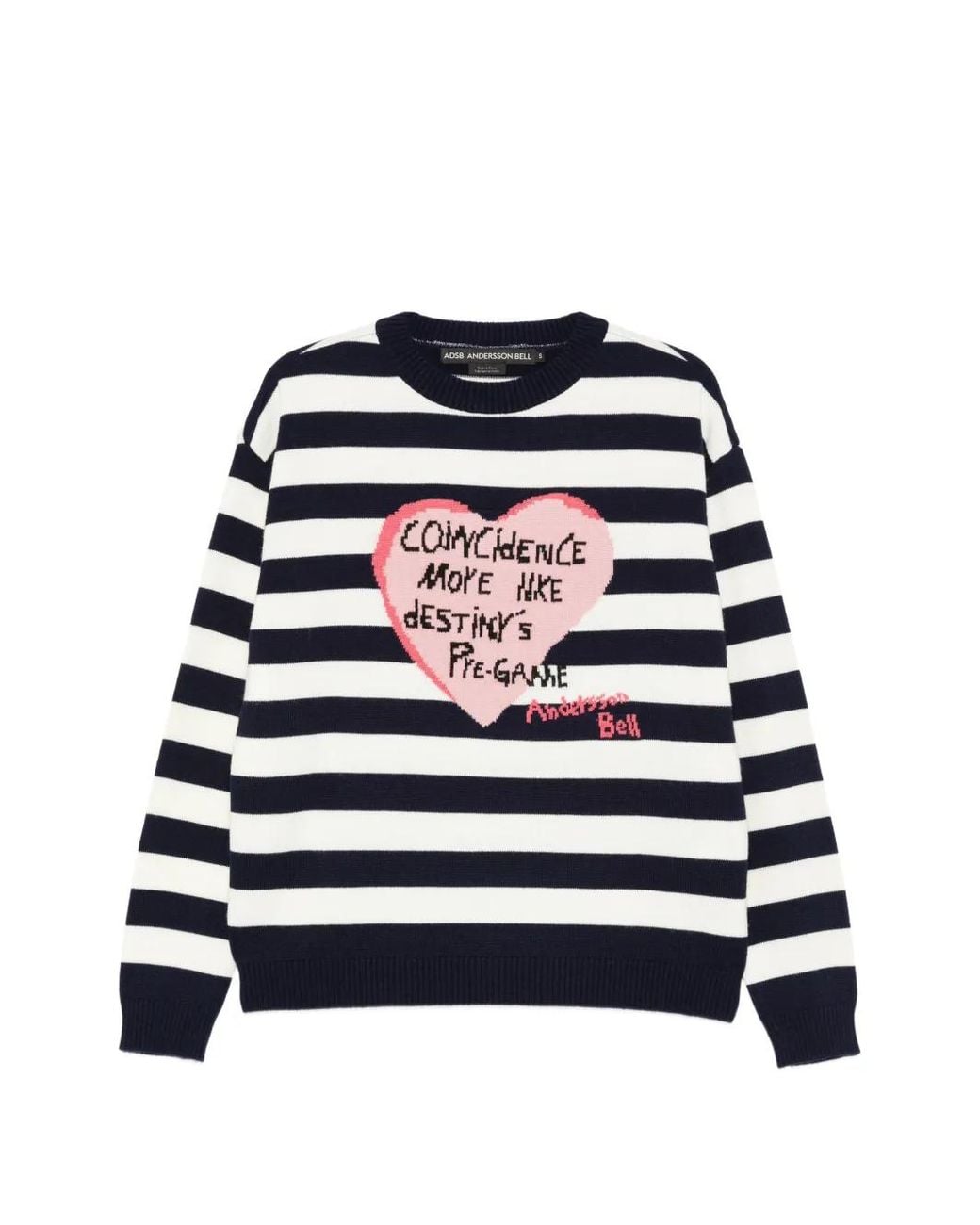 ANDERSSON BELL White Striped Sweater for men