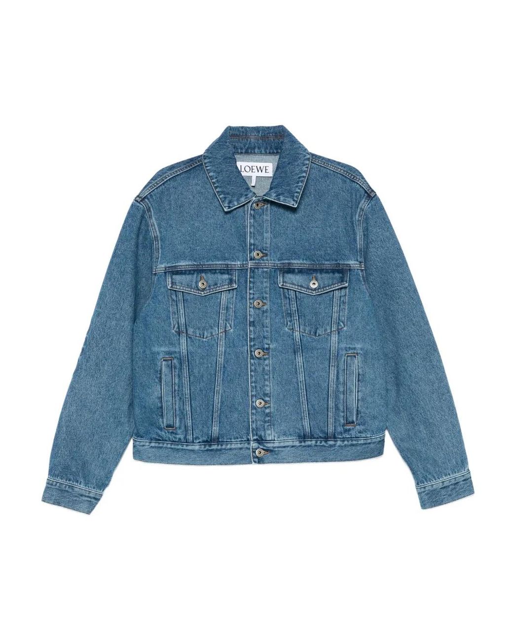 Chaqueta Vaquera Anagram Loewe de hombre de color Blue
