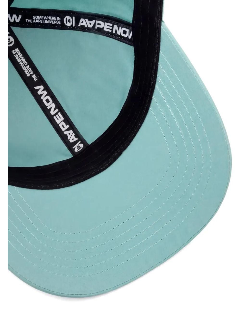 Aape By A Bathing Ape Blue Logo-Embroidered Baseball Cap for men