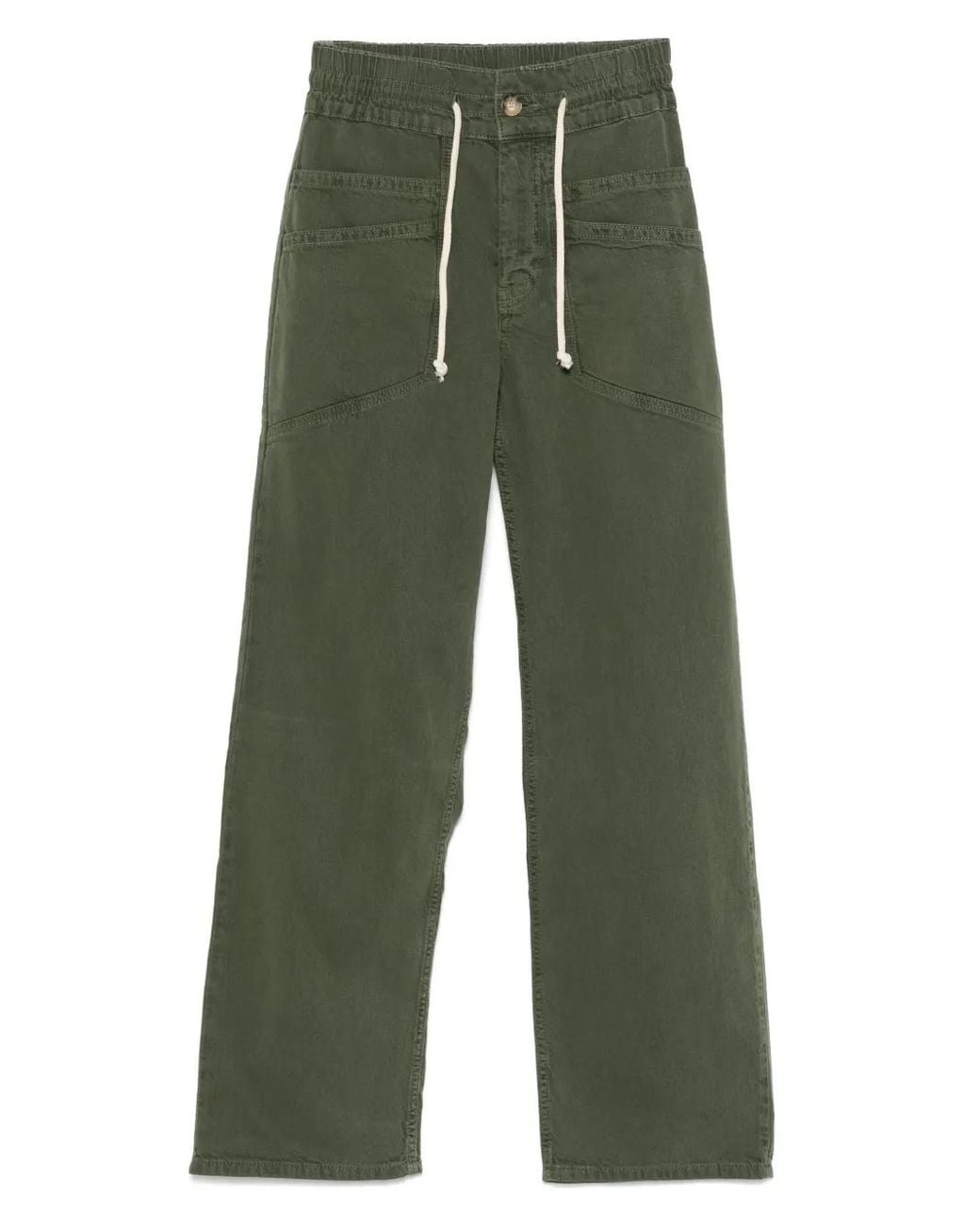 Pantalones Rectos Fima Ba&sh de color Green
