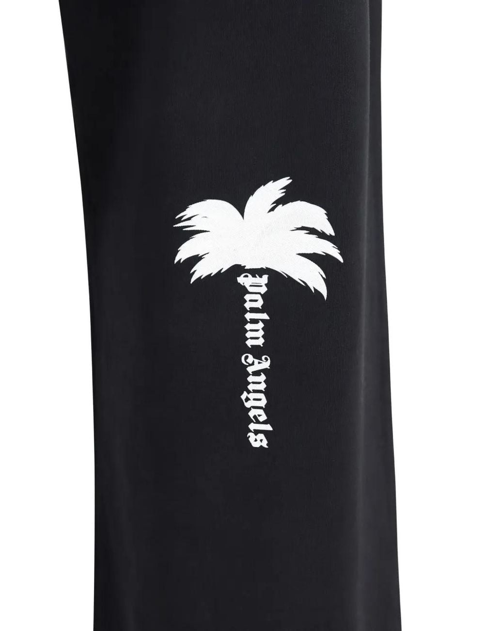 Palm Angels Black Palm Tree Track Pants for men