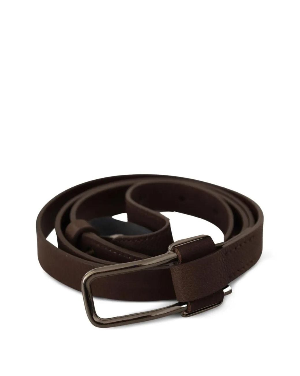 CoSTUME NATIONAL Black Buckle-Fastening Leather Belt