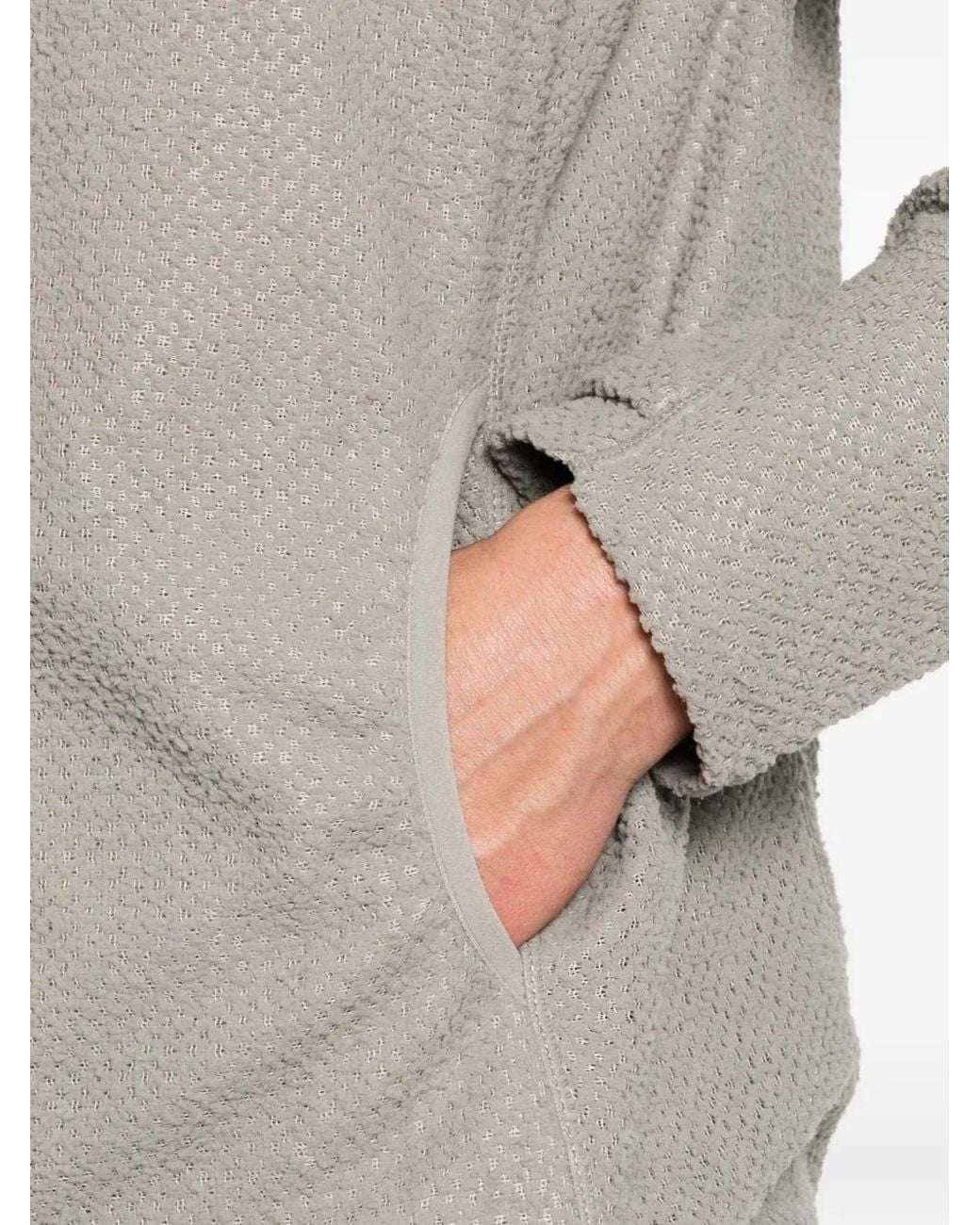 Roa Gray Zip-Up Hoodie for men