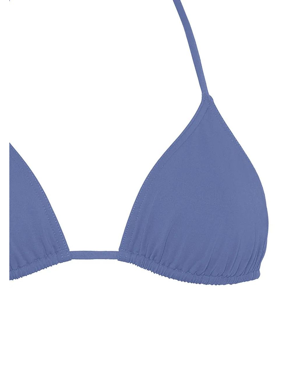 Eres Blue Mouna Triangle Bikini Top