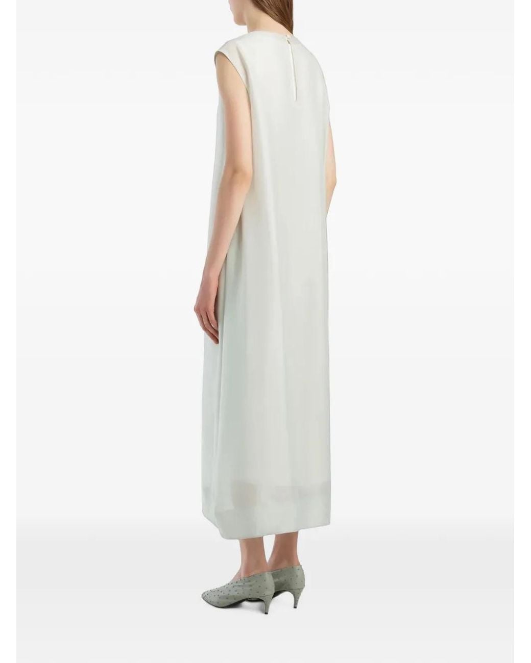 Khaite White Grier Dress