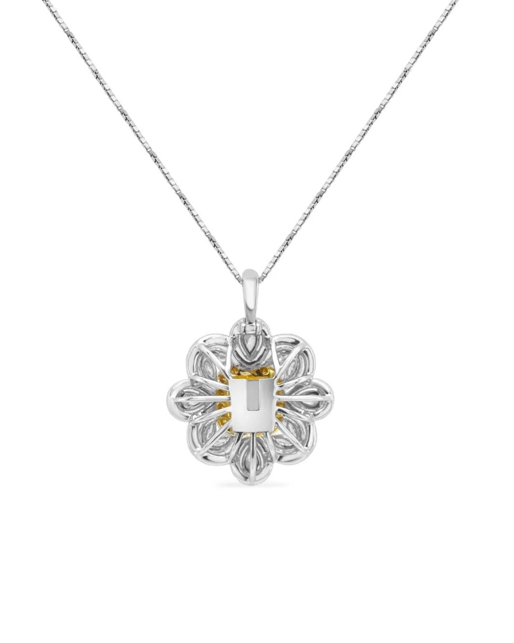 HYT Jewelry White 18K And Diamond Ring Pendant