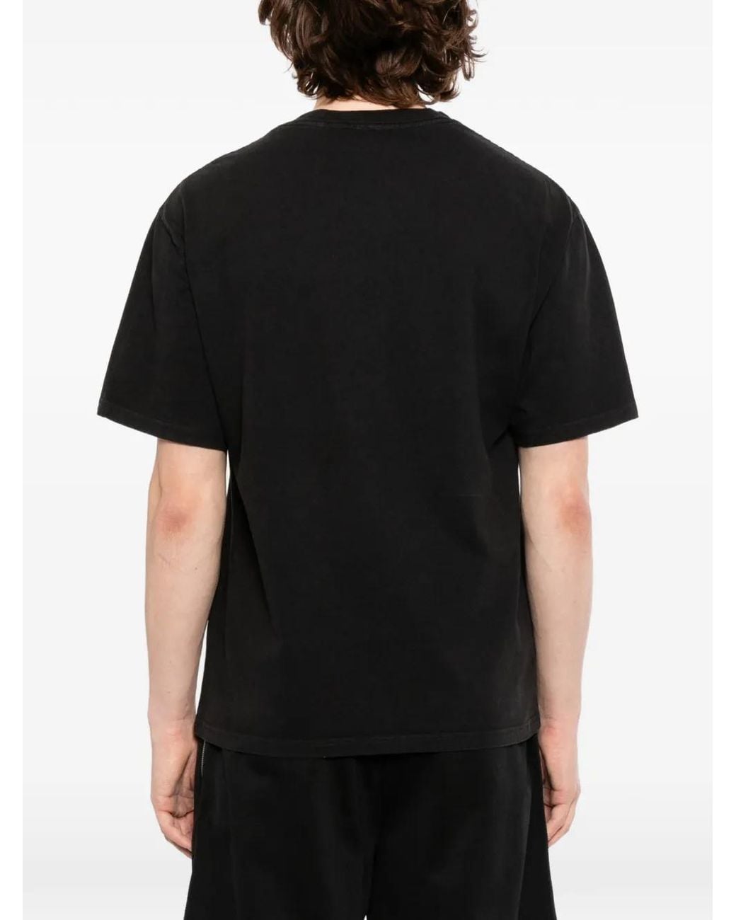 Melt Black Printed T-Shirt for men