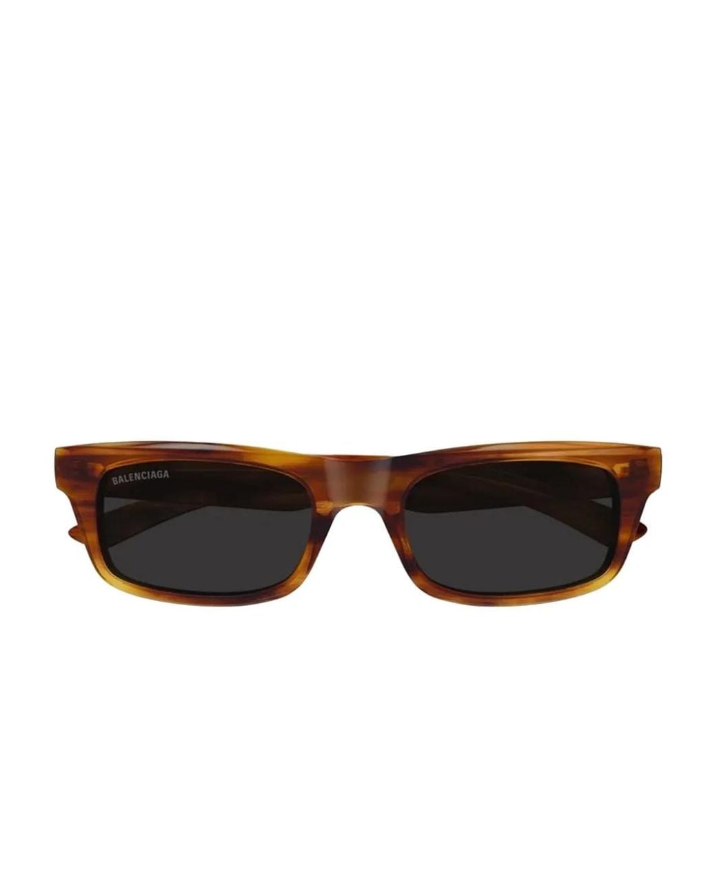Balenciaga Brown Rectangular-Frame Sunglasses for men