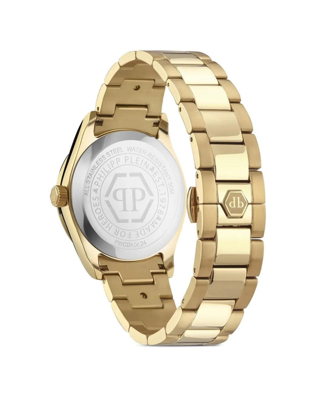 Philipp Plein Metallic Montre Queen 38Mm