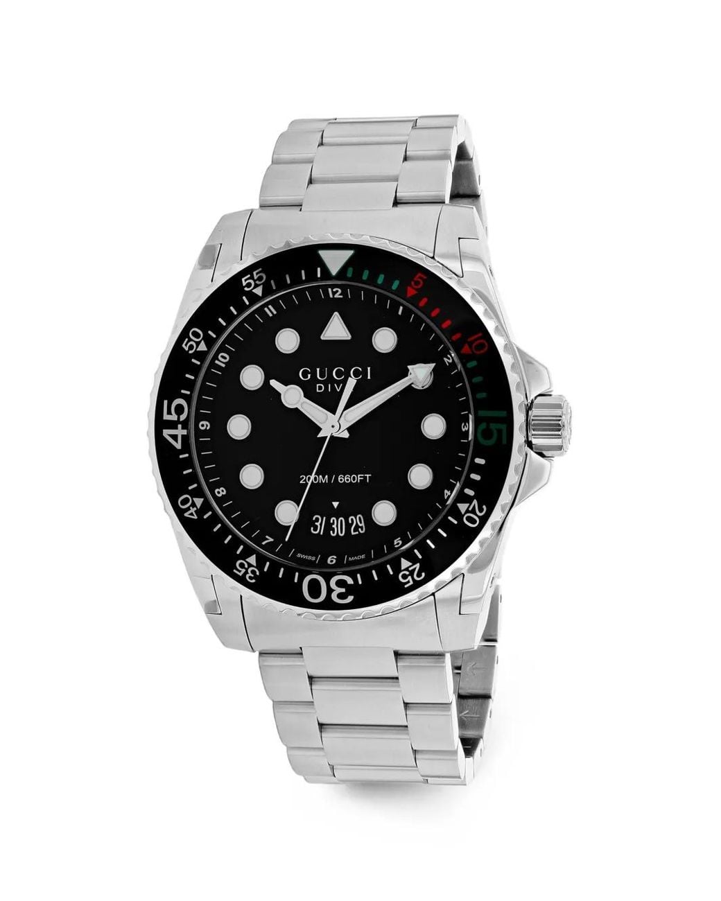 Gucci Gray Dive 44Mm Watch for men