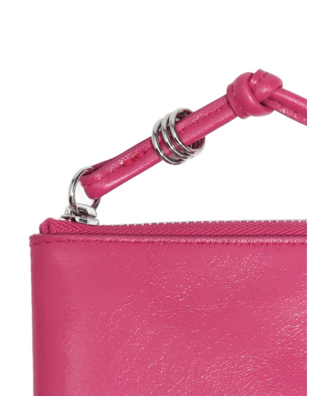 Bimba Y Lola Pink Small Fuchsia Leather Purse