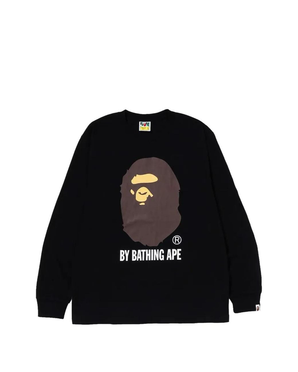 A Bathing Ape Black Logo-Print Sweatshirt for men