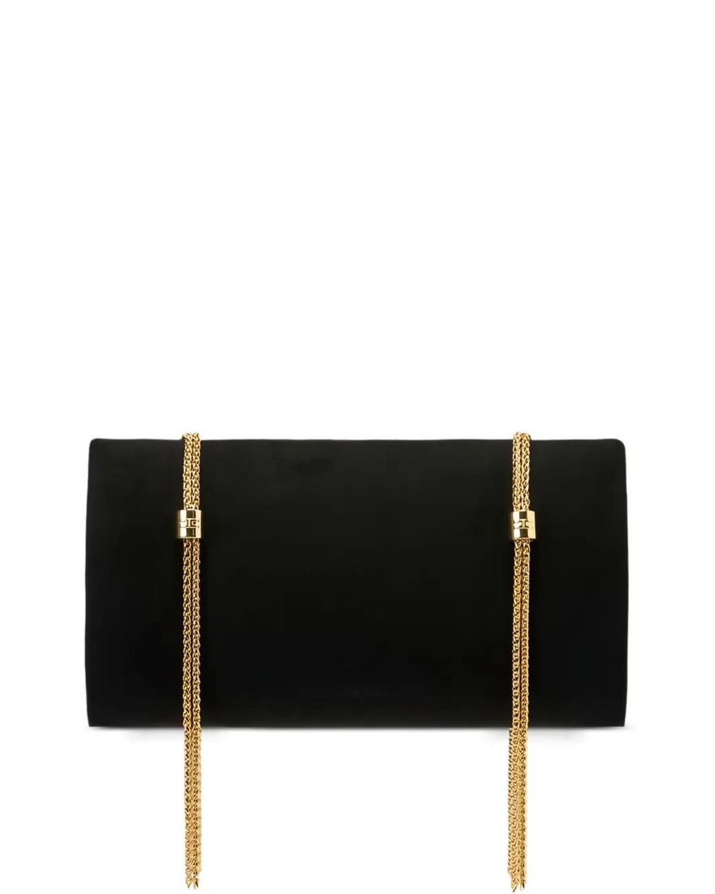 Elisabetta Franchi Black Ophidia Shoulder Bag