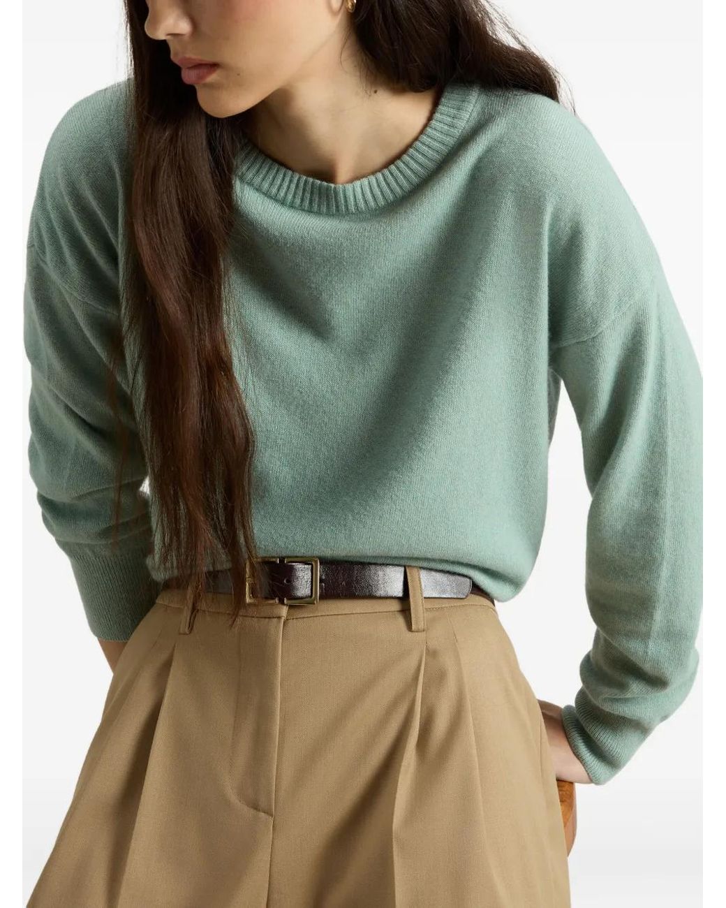 Woolrich Green Crew-Neck Sweater