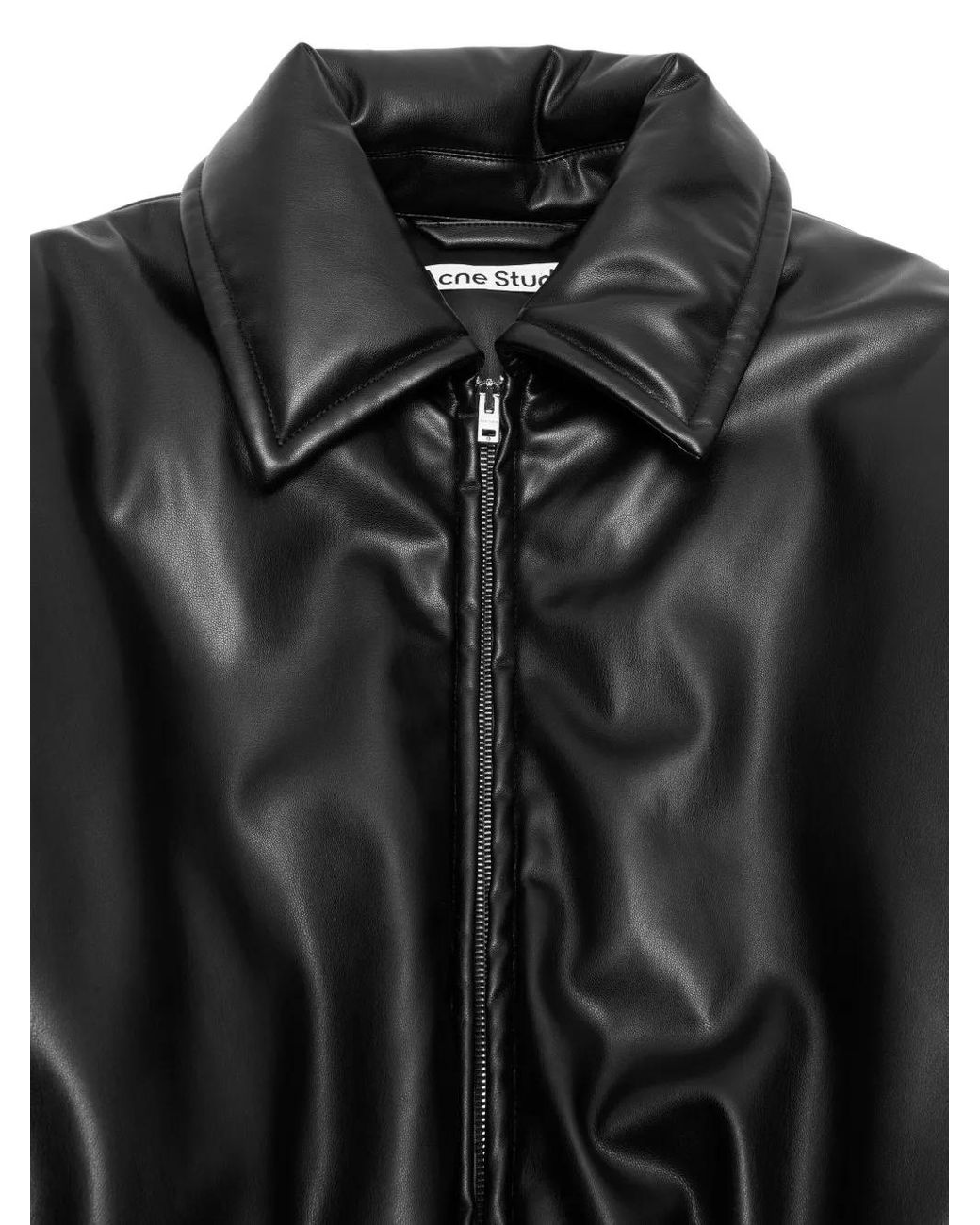 Acne Jack Van Imitatieleer in het Black