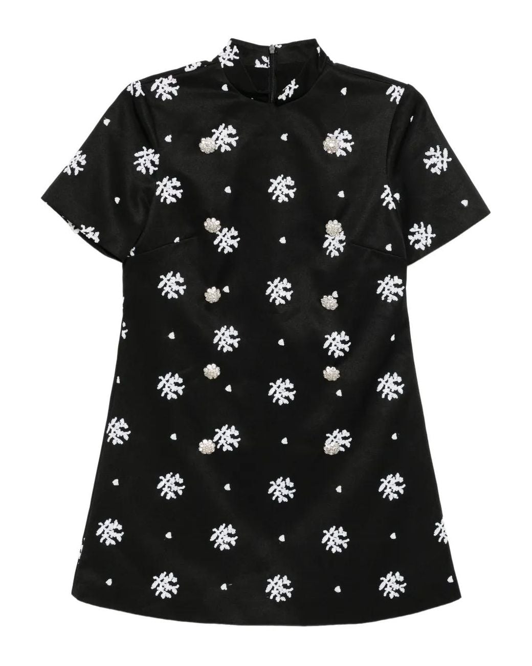 Macgraw Black Virtue Mini Dress