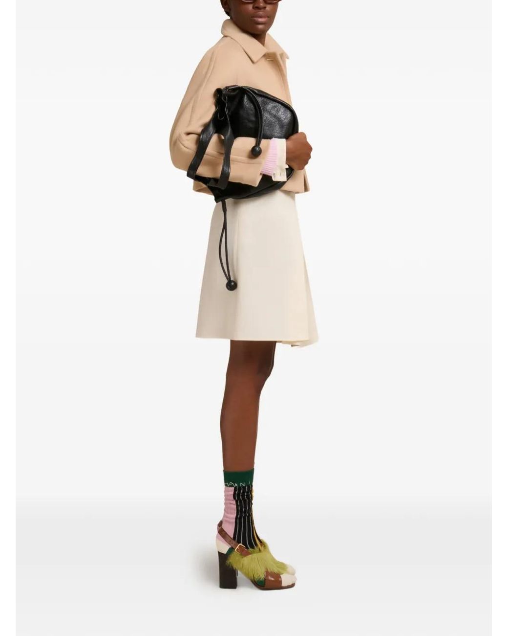 Marni Natural Buttoned Jacket