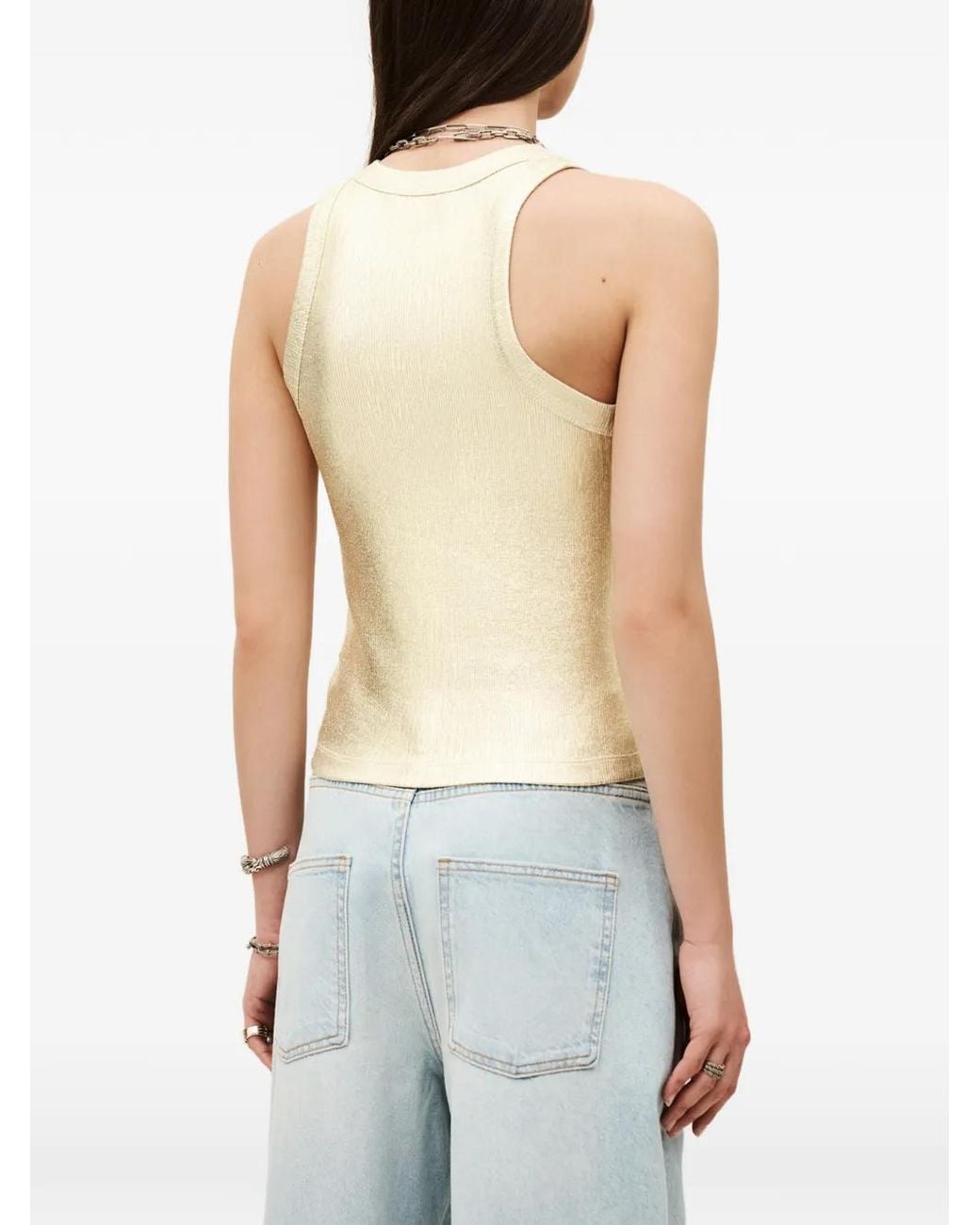 Ba&sh Natural Shadey Tank Top