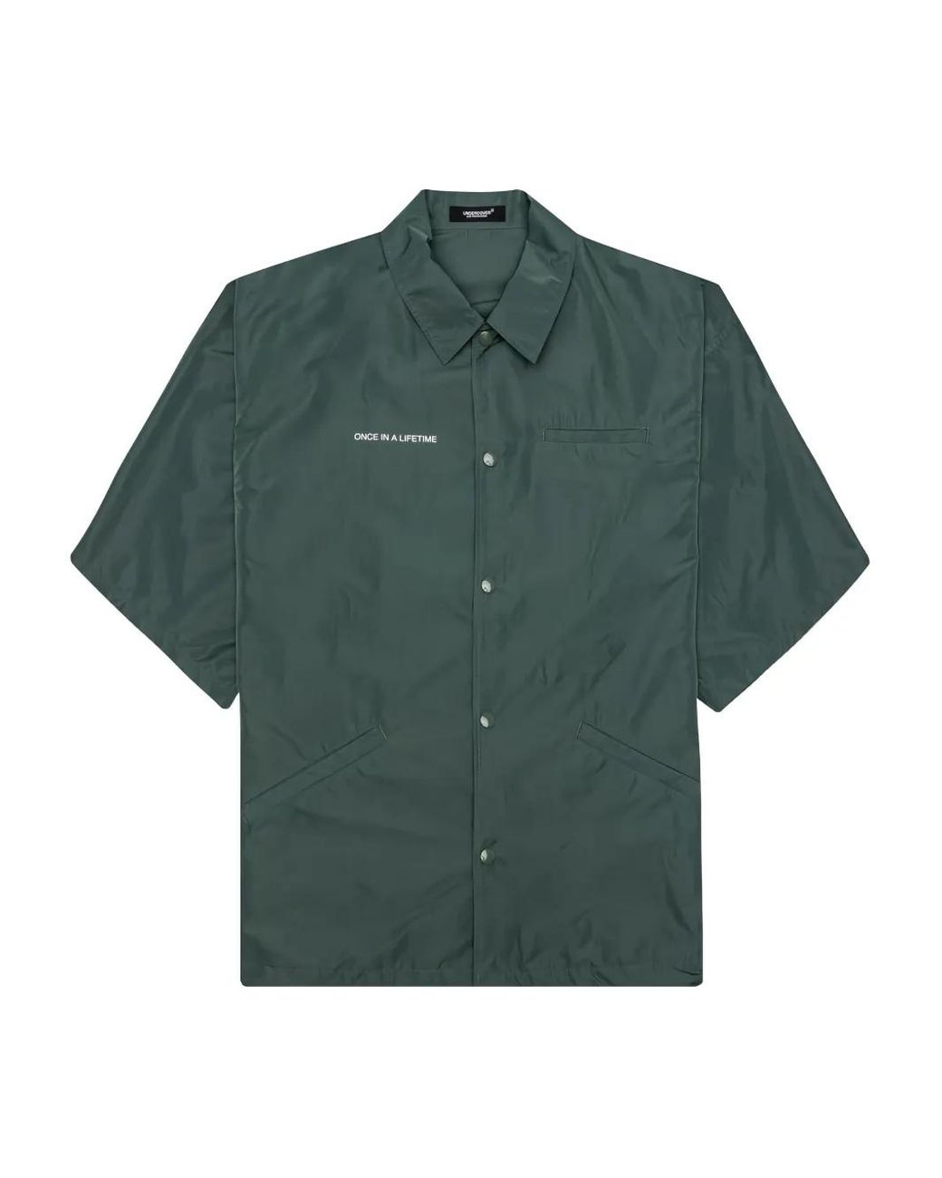 Undercover Green Graphic-Print Shirt for men