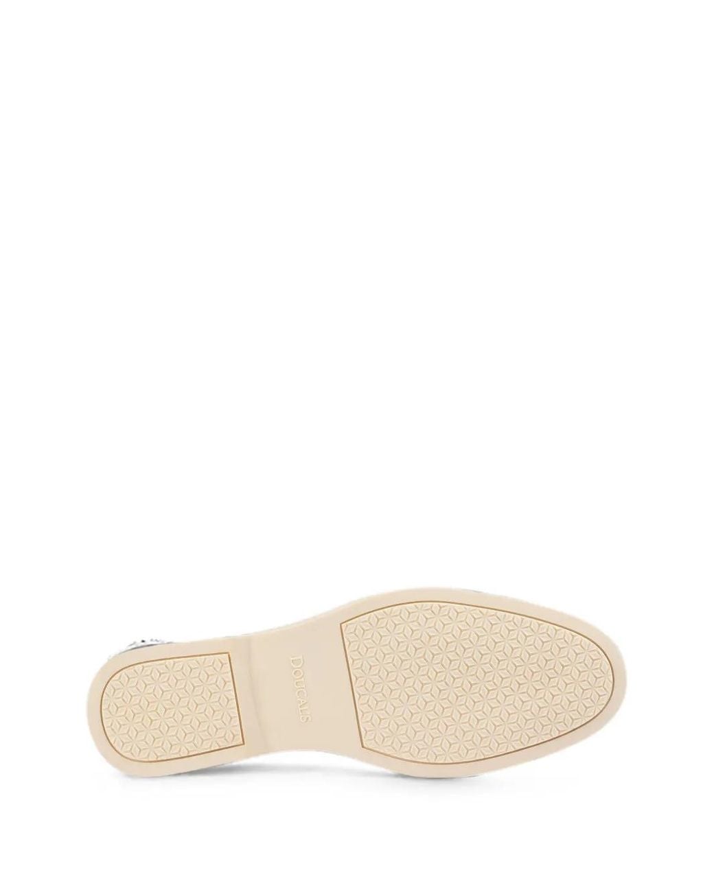 Doucal's White Topstitched Leather Loafers