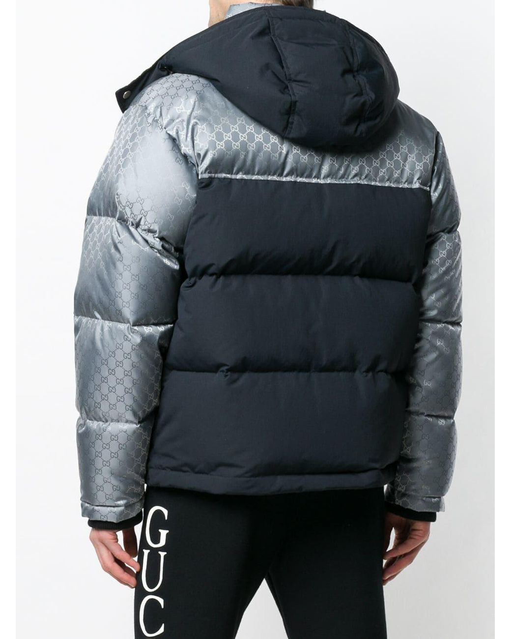 Gucci Padded Jacket in Black for Men | Lyst