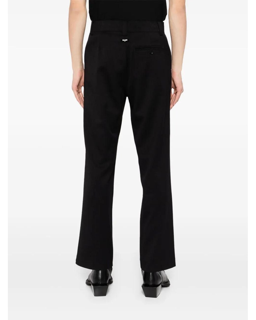 TEAM WANG design Black Chices Trousers