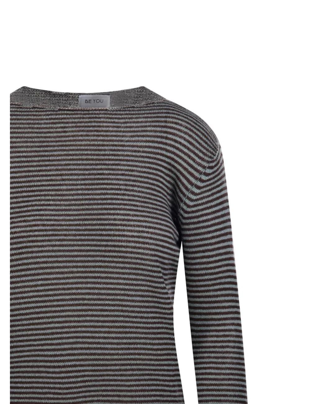Jersey A Rayas Be You de color Gray