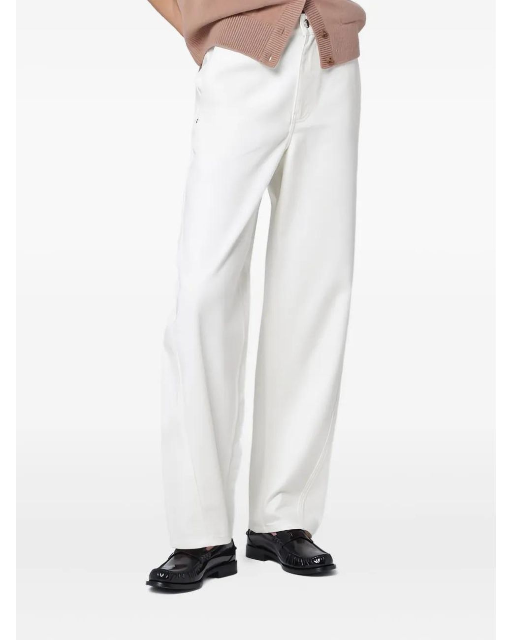 Vaqueros Boyfriend Maison Kitsuné de color White