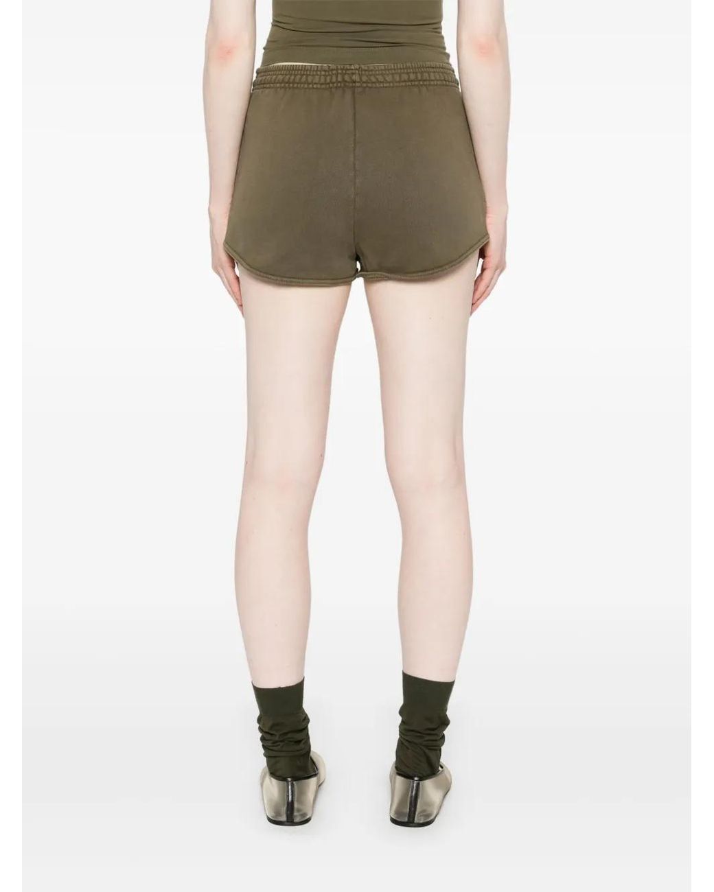 Entire studios Green Micro Shorts