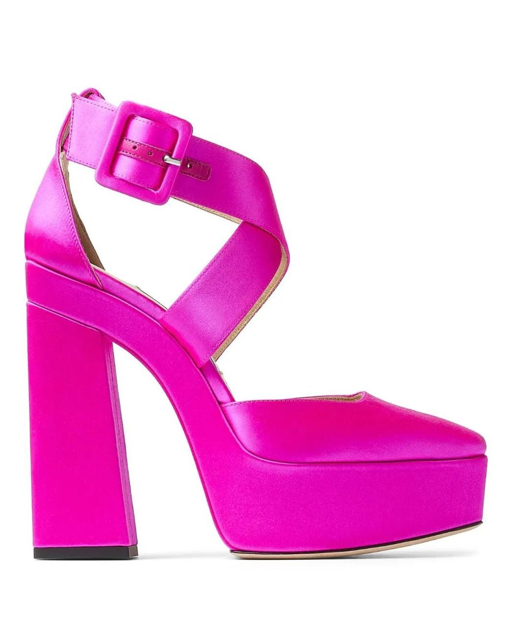 Jimmy Choo Pink Leather Decollete
