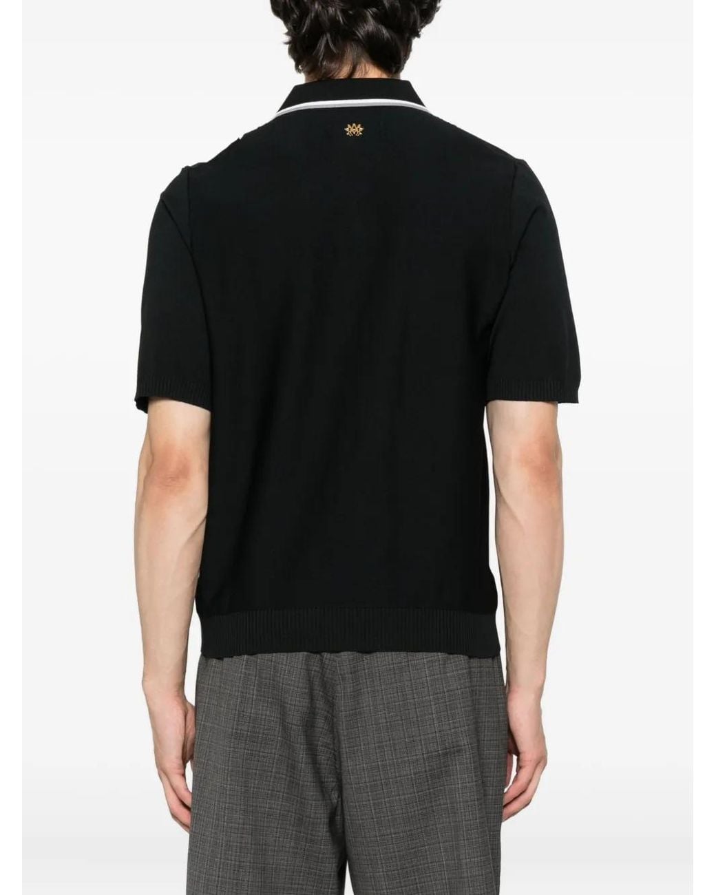 Amiri Black Script Stripe Shirt for men