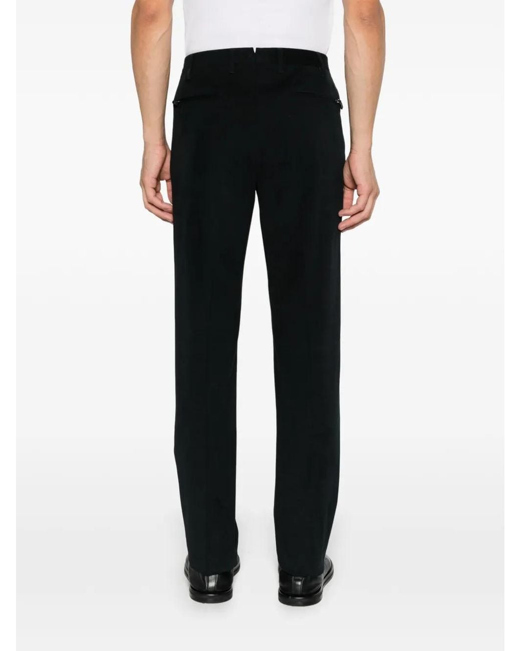 Corneliani Black Pantalon De Costume À Coupe Droite for men