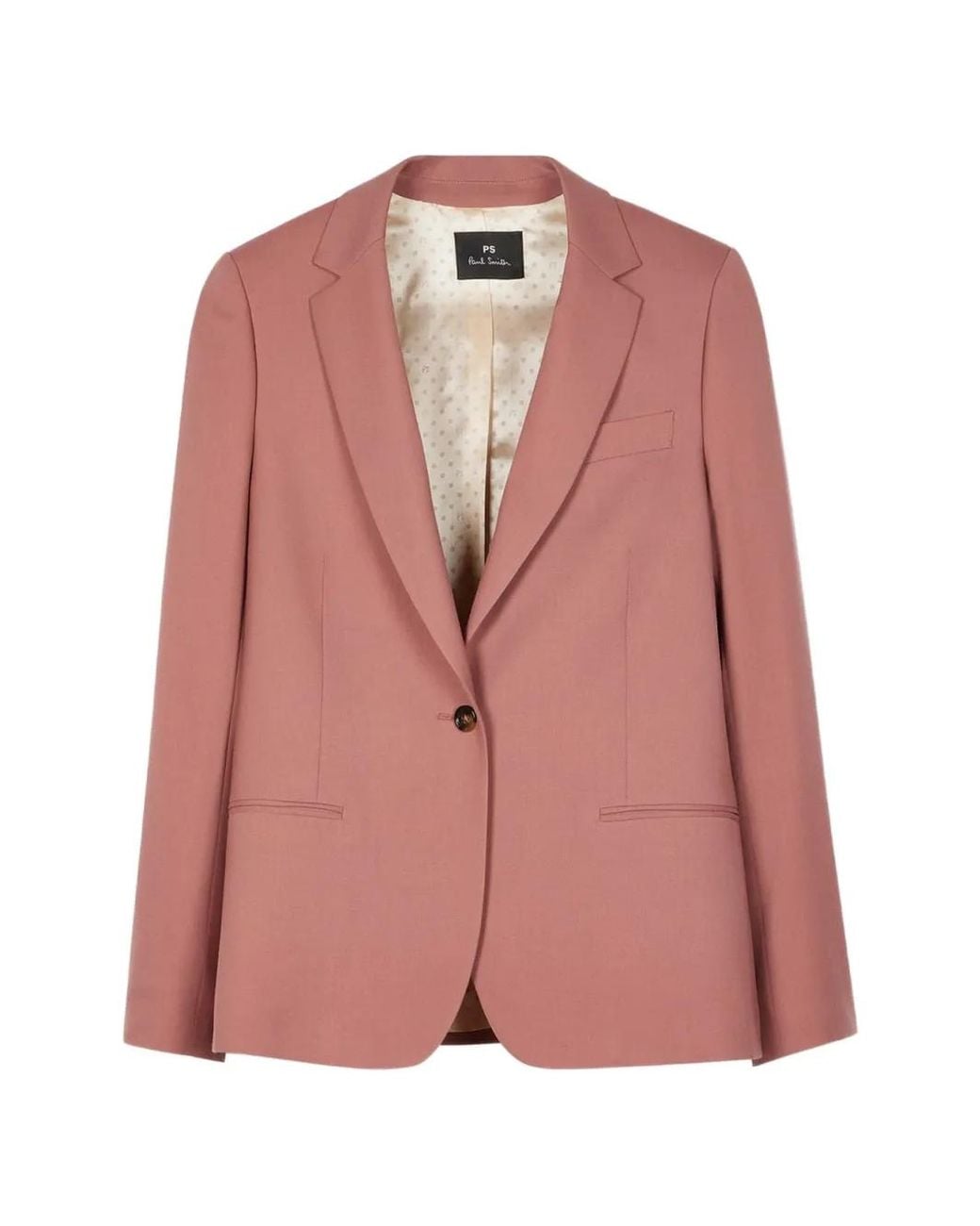 Paul Smith Pink Wool Blazer