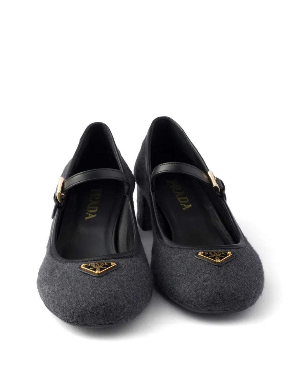 Prada White Fabric Pumps