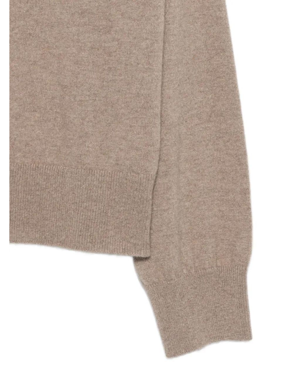 Sofie D'Hoore Natural Crew-Neck Long-Sleeve Sweater