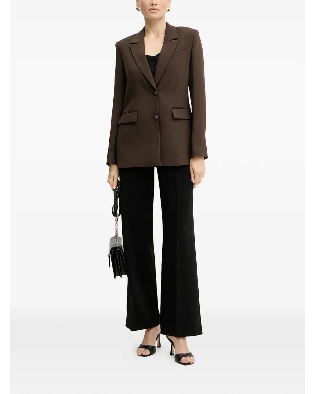 Guess Brown Buttoned Blazer