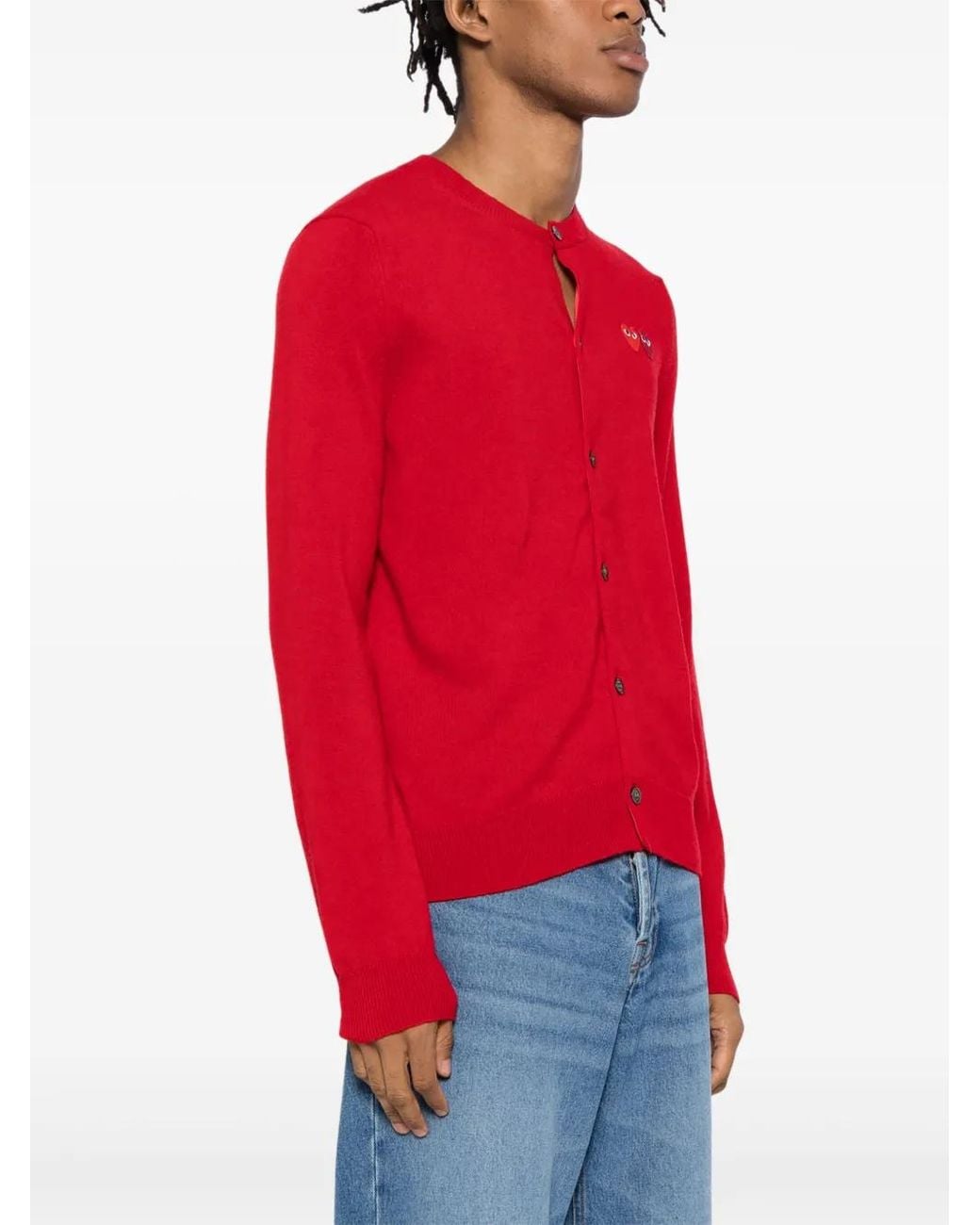 COMME DES GARÇONS PLAY Embroidered Cardigan
