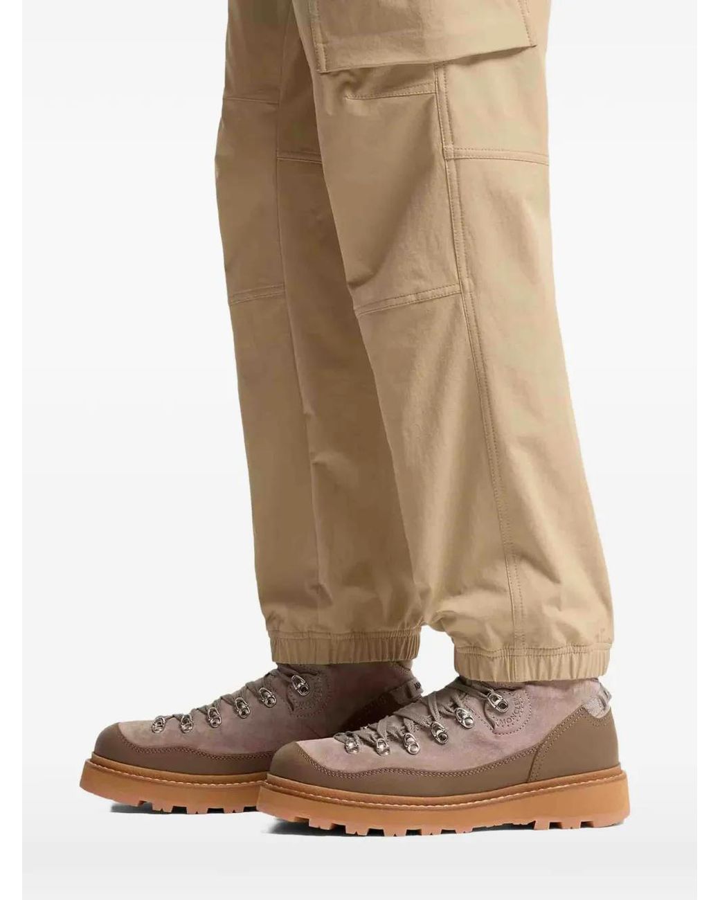 Moncler Cargo Broek in het Natural voor heren