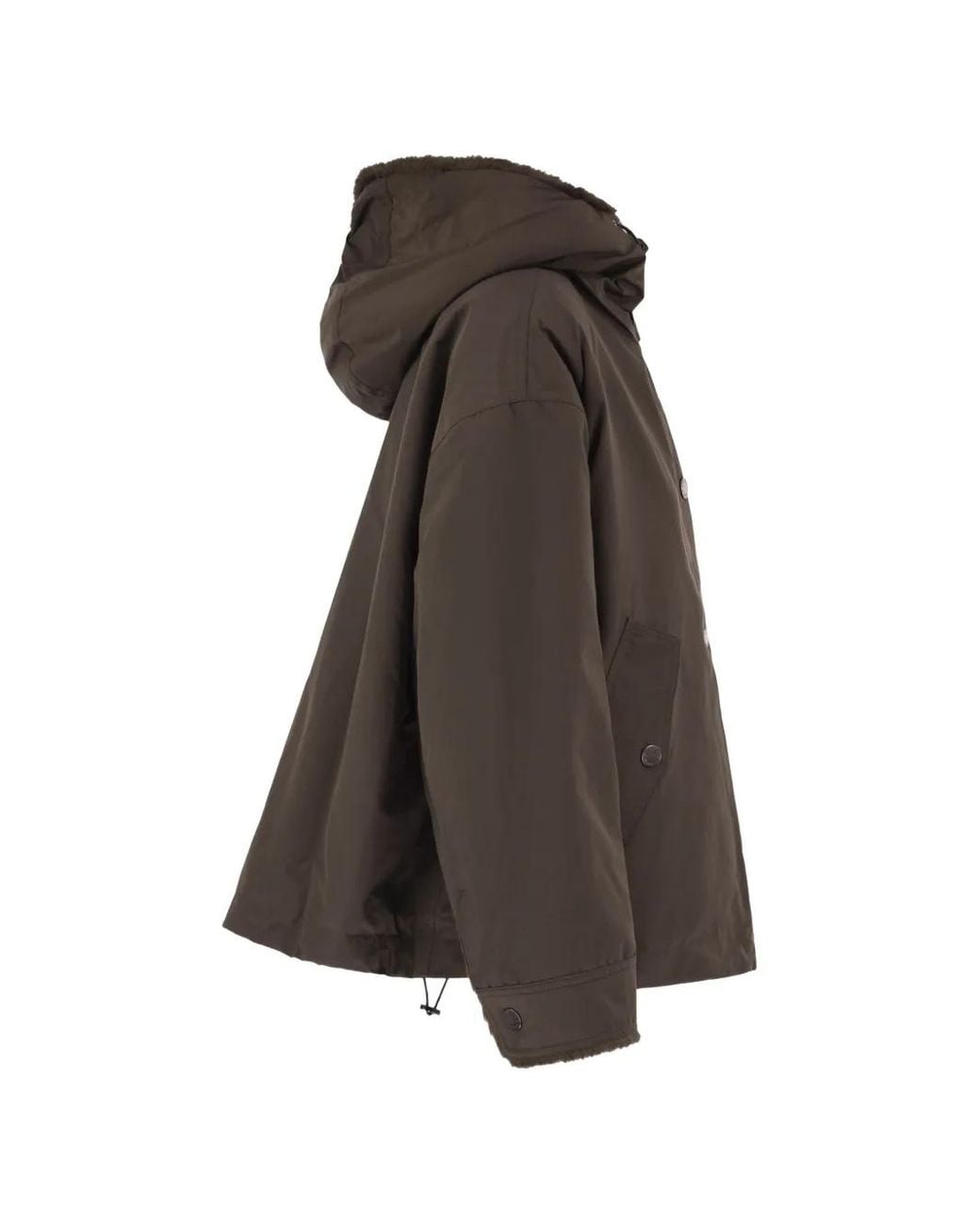 Weekend by Maxmara Brown Reversible Hooded Jacket