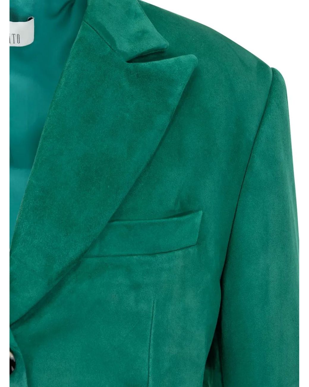GIUSEPPE DI MORABITO Green Cropped Blazer
