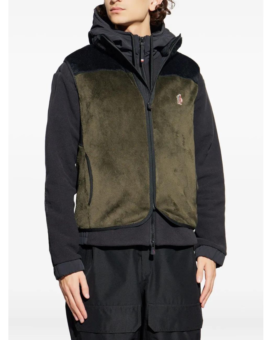Moncler Green Vest for men