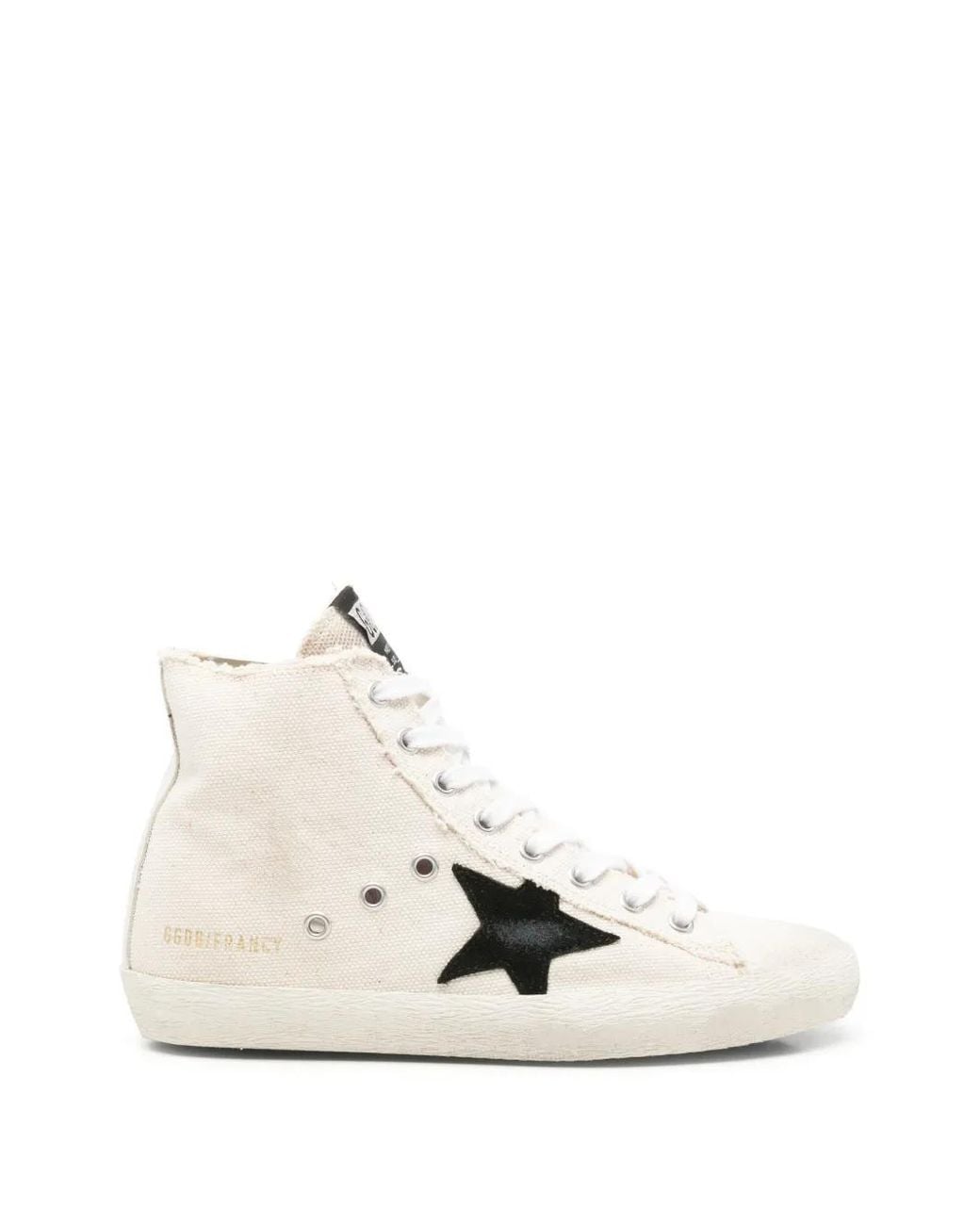 Golden Goose Deluxe Brand White Francy High-Top Sneakers