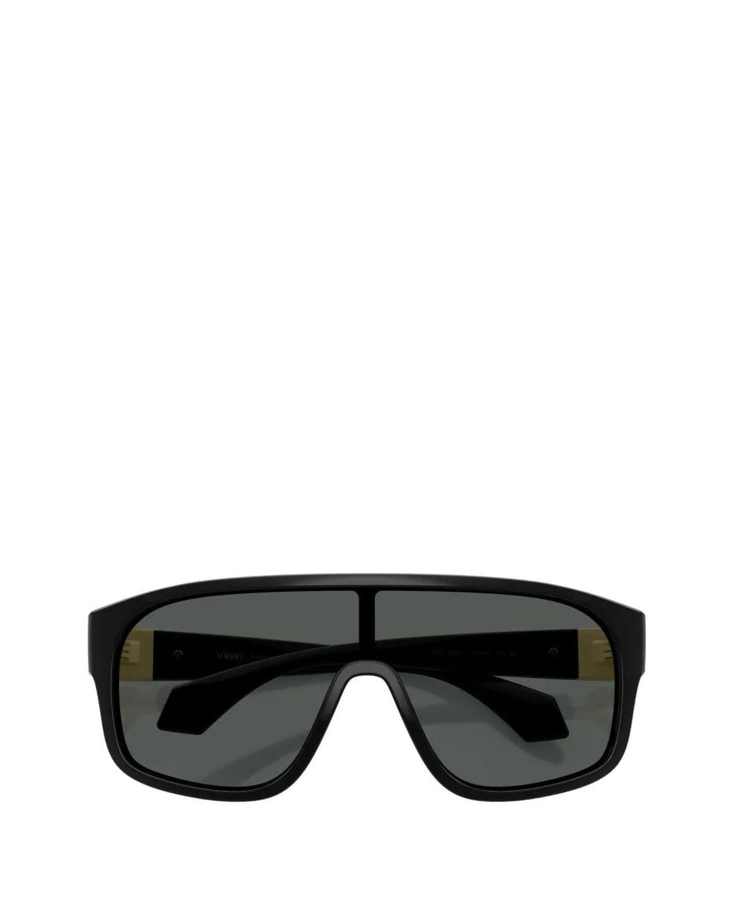 Versace Black Medusa Rectangular-Frame Sunglasses for men