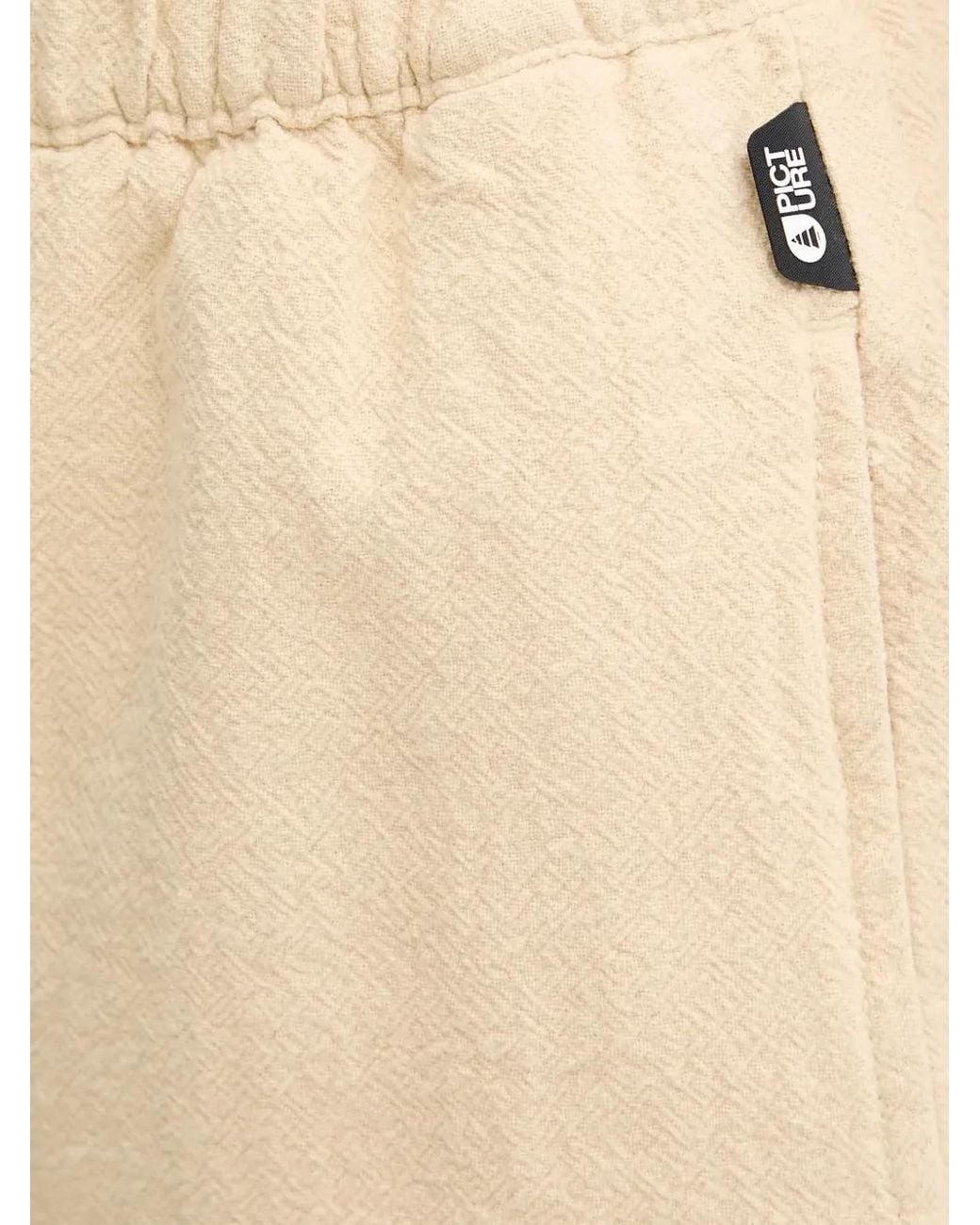 Picture Natural Flaros Logo-Patch Elasticated Shorts