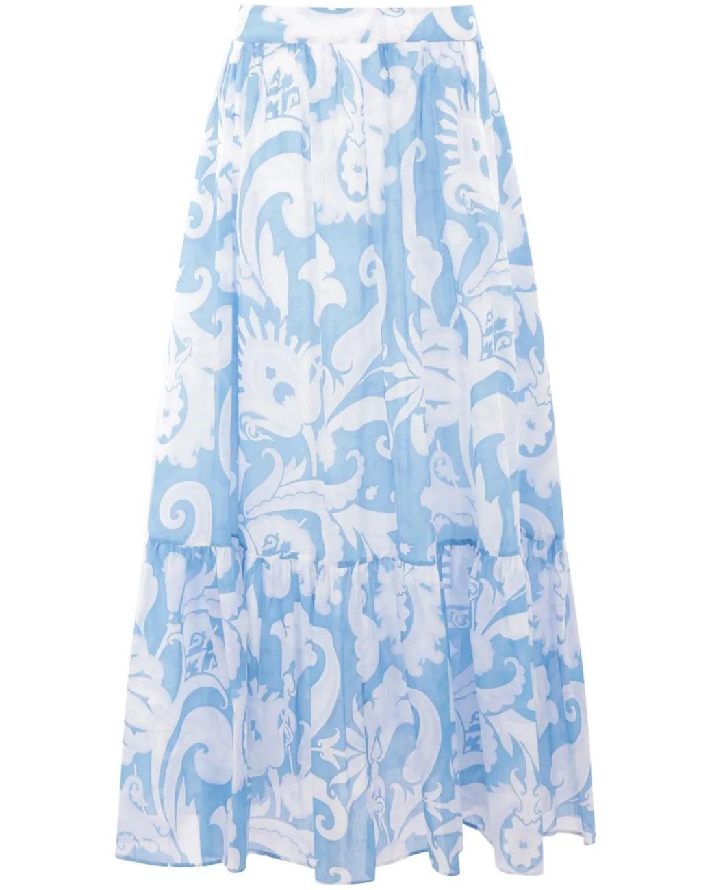 Etro Bloemenrok in het Blue