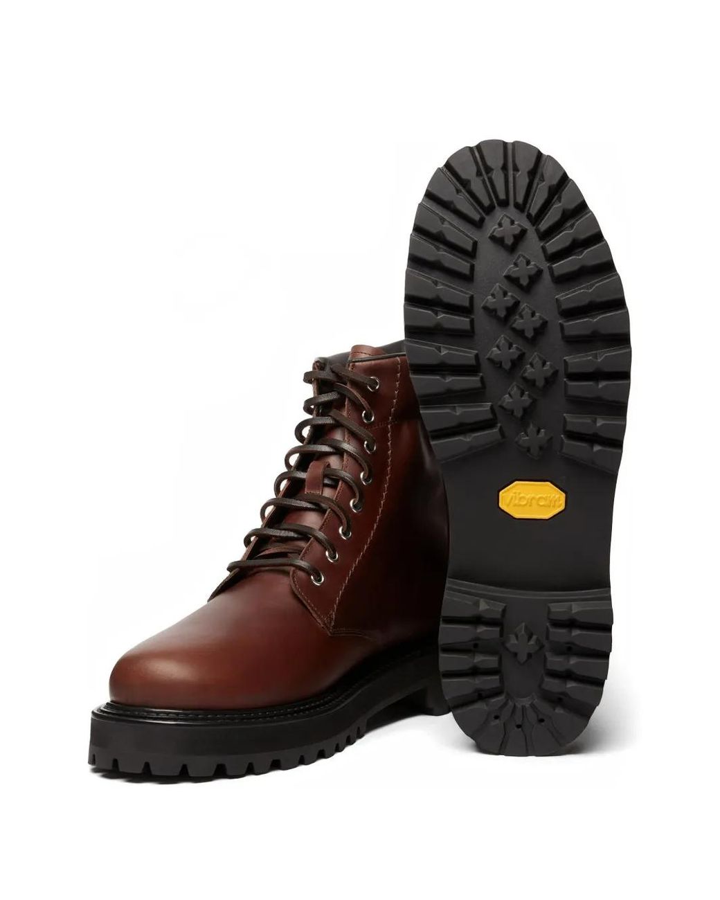 G.H.BASS Brown Benson Combat Boots for men
