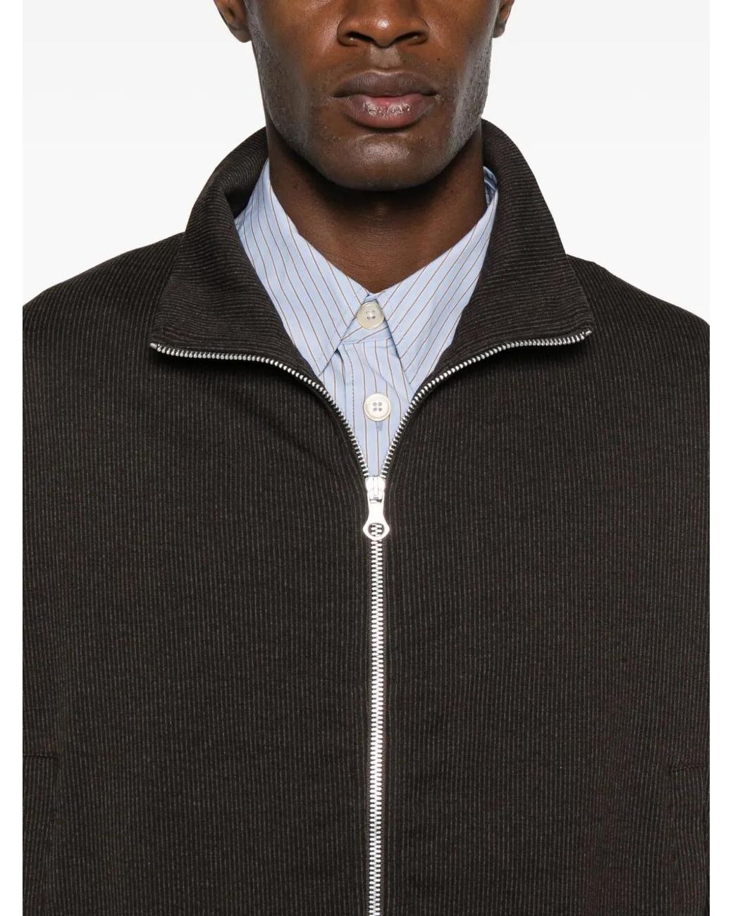 Our Legacy Black Pinstripe-Pattern Jacket for men